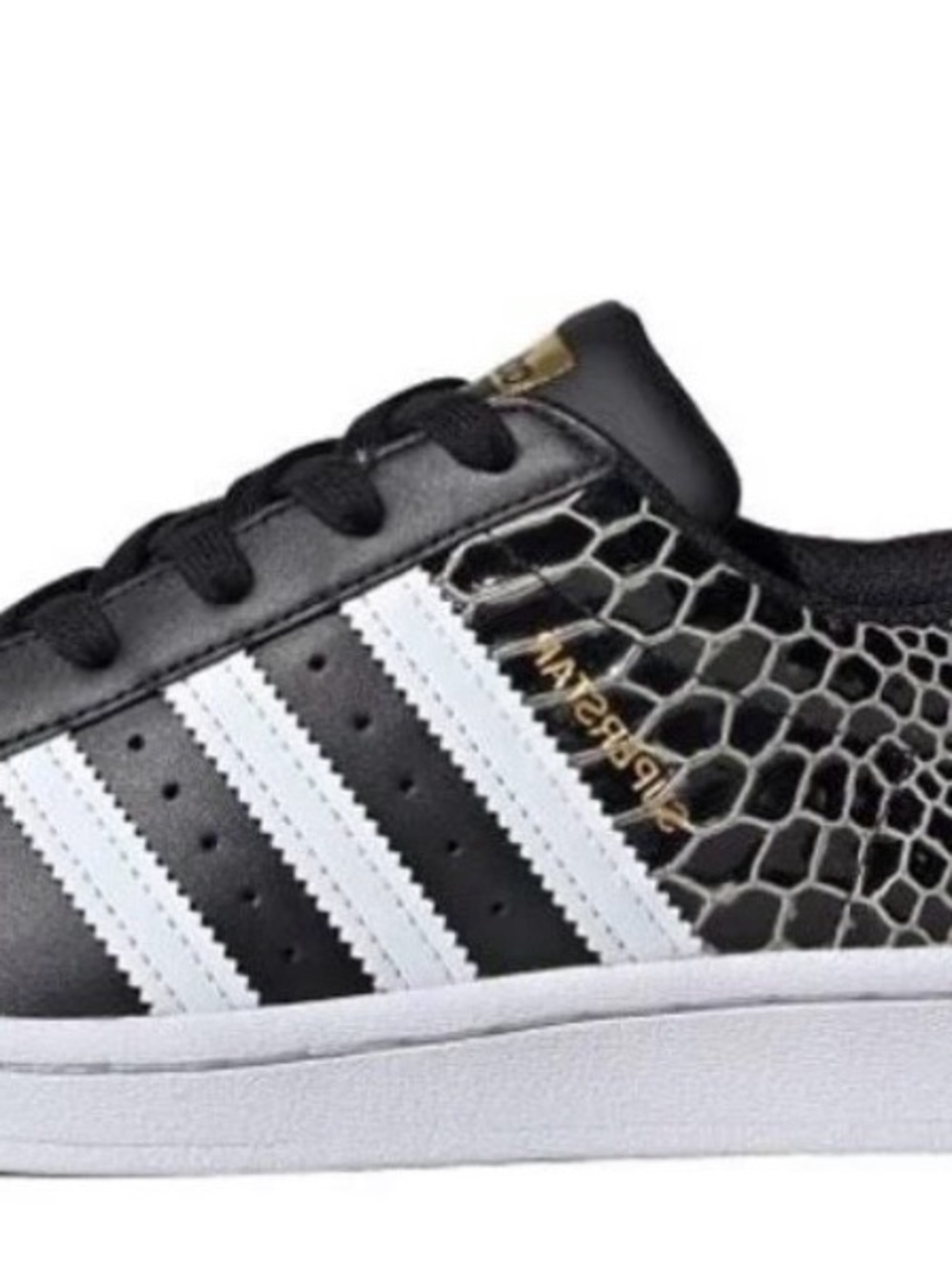 Women’s Adidas Superstar Black Snakeskin